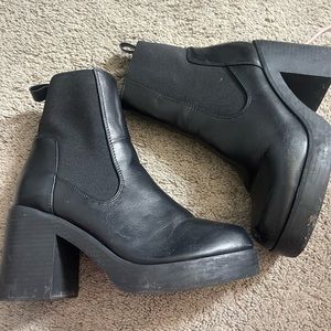 Black boots